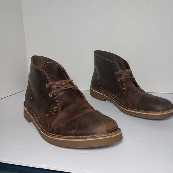Clarks Bushacre Mens Size 13M Brown Casual Chukka Desert Ankle Boots Shoes 15522 - Picture 11 of 16